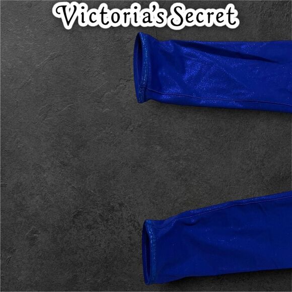 Preowned Victoria’s Secret VSX Royal Blue Sparkle Flow Sweat On Point Legging S - Picture 2 of 8
